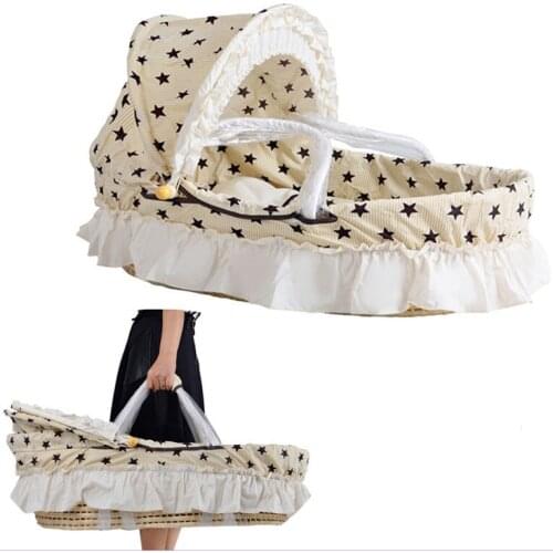 Free Shipping Portable Travel Crib Bassinet for Newborn Baby Sleeping Basket Baby Car Seat Cradle Baby Newborn Bassinet 0~12 M