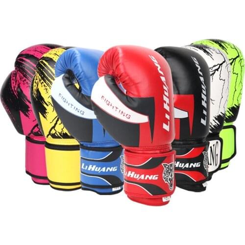 Processing All Kinds of Boxing Gloves Adult Sanda Training Muay Thai Professional Taekwondo Fighting Boxing Gloves