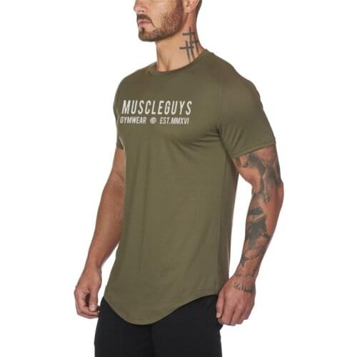 Brand Fashion T Shirt Men Mesh compression Breathable Mens Short Sleeve Fitness Mens t-shirt Gyms Tee Tight Bodybuilding Tops