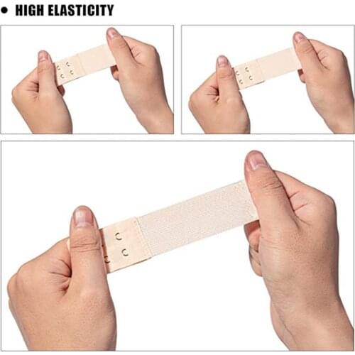 Bra with breastplate underwear extension button extension belt rows with color buttons buckle three back two of candy C8B2