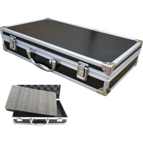 Aluminum Alloy Tool Case Portable Safety Equipment Instrument Toolbox Tool Box Storage with Foam