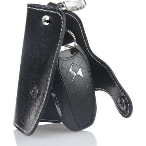 Car Key Case Hook Keyring Holder Handwork Delicate Bag Leather Car Key Cover Case For BMW Opel Ford Honda VW golf 4 5 6 Man