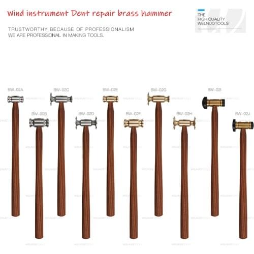 Wind instrument repair tool saxophone repair adjustment tools Dent repair brass hammer Mirror surface processing