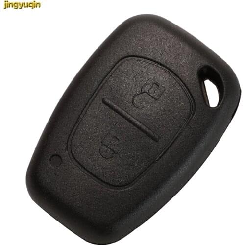 Jingyuqin 100pcs/lot replacement New For Renault Opel Vauxhall for Nissan Vivaro Traffic Primastar Remote Key FOB Case 2 Buttons