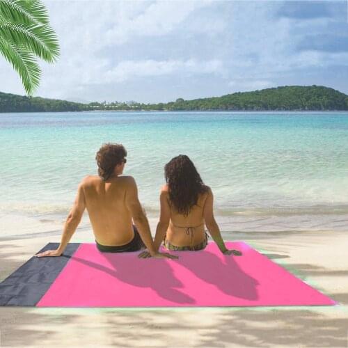 200x140cm Pocket Camping Mat Portable Picnic Ground Mat Waterproof Beach Blanket Travelling Easy Carrying Portable Parts