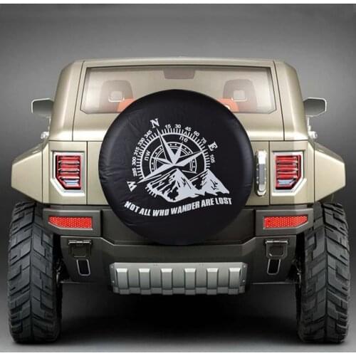 14" 15" 16" 17" Inch PVC Leather Spare Tire Cover Case Bag Pouch Protector For Suzuki Jimny Grand Vitara Skoda Yeti Hummer H3 HX