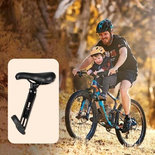 Kids Bike Seat and Handlebar,Front Mounted Child Bicycle Seats Attachment Compatible with All Adult Mountain Bikes