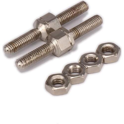 M3 3mm Thread Length 16.5mm #45 steel Tie Rod Pull-push Rod for RC Model Car Buggy Truck Hop-up Part HSP Axial Traxxas Himoto