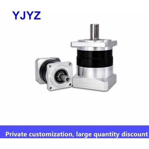 Planetary gear reducer 80 stepper motor reducer supporting servo motor can be equipped with drive controller 1-3 speed ratio