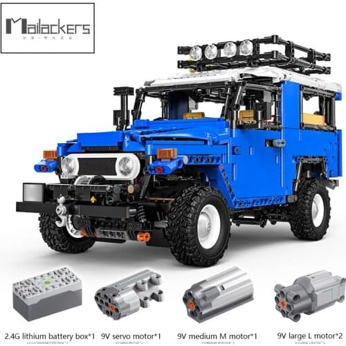 Follow Store =$2 Coupon RC Car Expert Speed Sports Off-Road Vehicle Model Building Blocks Bricks Toys For Children Gift 2101 PCS