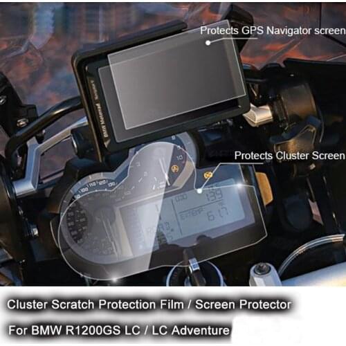 Brand New For BMW R1200GS LC / LC Adventure 2014 2015 2016 Cluster & GPS Navigator Scratch Protection Film Screen Protector