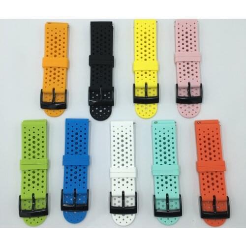 24MM ATHLETIC SILICONE STRAP For Suunto 9 D5 Replace Watchband For Suunto Spartan Sport Suunto Spartan Sport Wrist HR/Baro Band