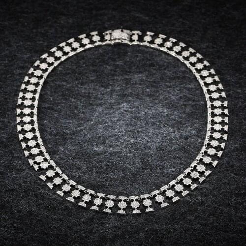 LIDU High Quality 925 Silver Dinner Collarbone Necklace With Stylish And Elegant Monaco Ornaments As Gifts For Friends