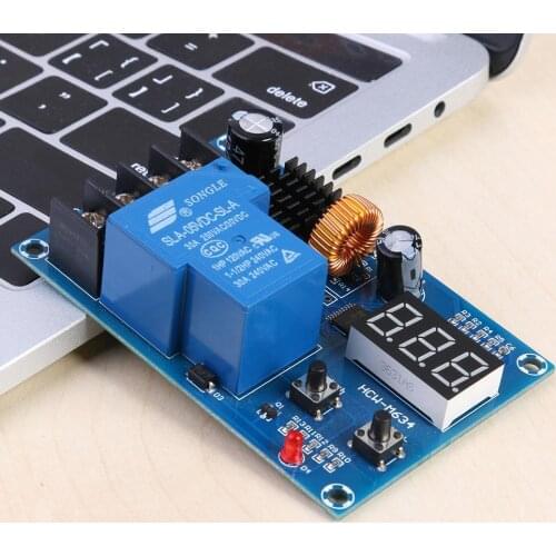 XH-M604 Battery Charger Control Module DC 6-60V Lithium Battery Charging Control Switch Protection Board 80*53*22mm