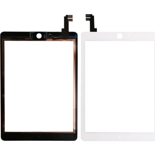 Tested well Replacement For iPad Air 2 2nd Gen Generation A1567 A1566 White Touch Screen Digitizer Glass Lens