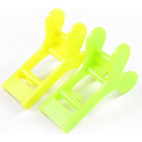 1Pc Mini Tape Holder Creative Transparent Tape Dispenser Holders Stationery Supplies, Student Adhesive Tape Cutter Tools Gifts