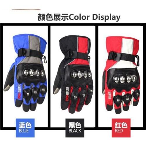 100% waterproof touch screen pit bike glove luva motocross protection hand full finger racing motorcycle guantes for KTM gloves
