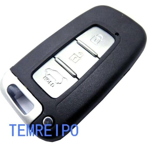 5pcs/lot Smart Card case for Kia Remote Key Fob cover With Insert Small Key Blade 3 Buttons Flip smart key shell for kia