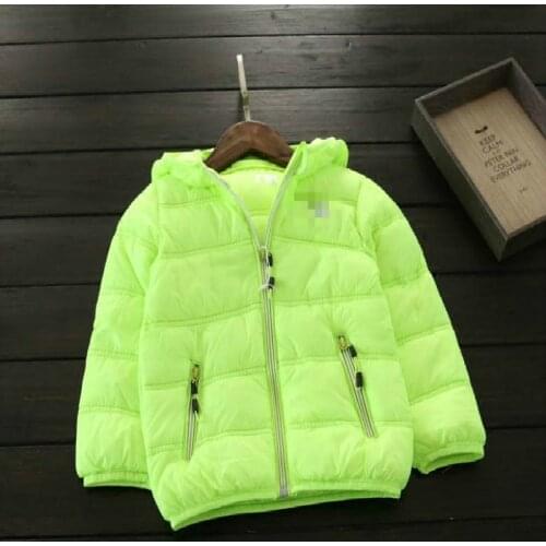 BBD High Quality The New Childrens Warm Cotton-Padded Clothes Hooded Jacket Rain Boys Tops Coat