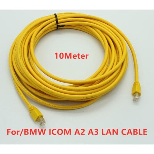 Car diagnostic tool 10Meters Lan Cable for ICOM Device diagnosis cable Icom A2+B+C Icom Next and Wifi Icom cable