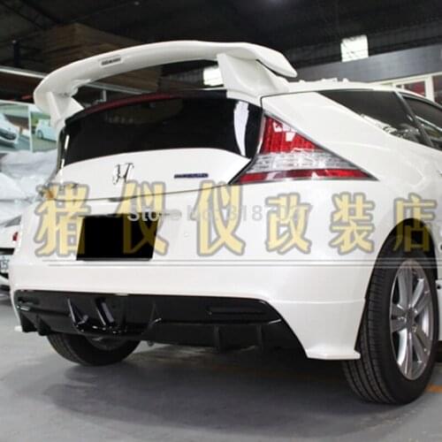 For Honda CRZ CR-Z 2012-2015 MUGE style ABS Plastic Rear Roof Spoiler Wing Trunk Lip Boot Cover Car Styling