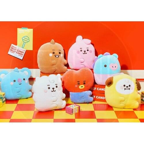Kpop Plush Dolls Bangtans Boys JIMIN JIN SUGA JUNGKOOK RM J-HOPE V Kawaii Stuffed Dolls Xmas Birthday Gifts for Girls Home Decor