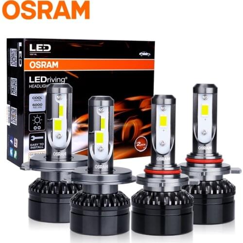 OSRAM LED h4 9012 HIR2 HB2 H1 H11 h7 led lampada led car bulb 6000K H11 светодиодные лампы 12V auto light Headlights fog lamp