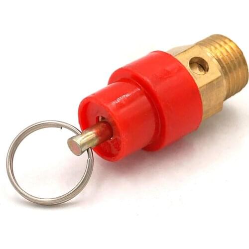 1/4" BSP Male Thread 86 PSI Brass Air Compressor Safety Relief Valve Pressure Pop-off Valve Release Valves