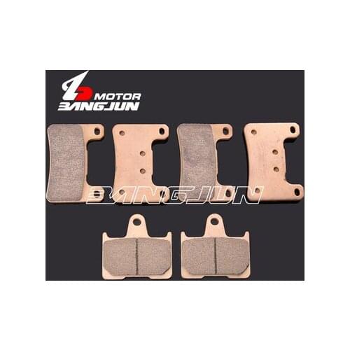 Motorcycle Front Rear Metal Brake Pads For SUZUKI GSXR600/750 K4 2004-2005 GSXR1000 K5 2005-2006