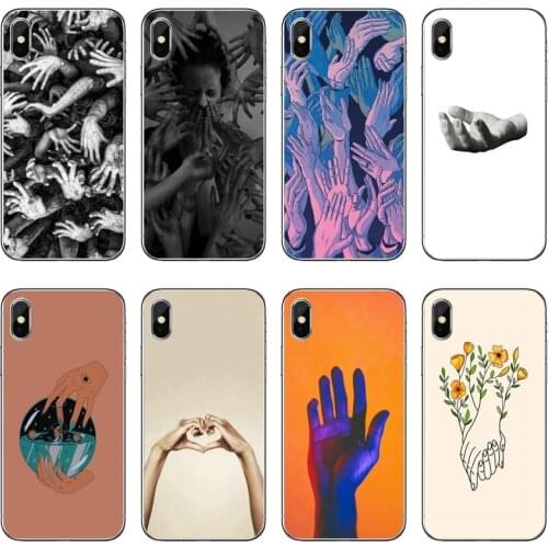 Handclaps love soft Transparent Phone Case For Huawei P30 P20 Pro P10 P9 P8 Lite Y5 Y6 Y7 Y9 P Smart Plus 2018 2019