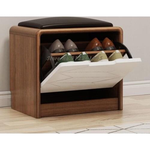 New Chinese shoe stool soft cushion shoe stool can be accommodated in the porch at the door