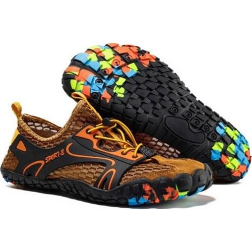 New outdoor five-finger shoes upstream shoes beach diving swimming shoes wading shoes hiking shoes male couple shoes