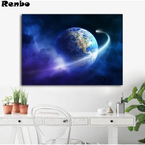 Full round/square Diamond Painting Galaxy Earth 5D DIY Diamond Embroidery Outer Space Picture of rhinestone Cross Stitch Kits