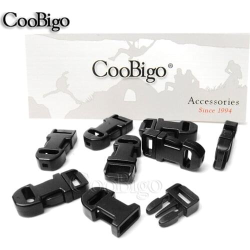 10pcs 3/8" Release Buckles for Lanyard Lariat Neck Strap Mobile Cell Phone Card ID Badge Holder Camera Strap Sewing Parts