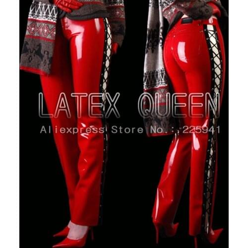 Rubber latex long pants