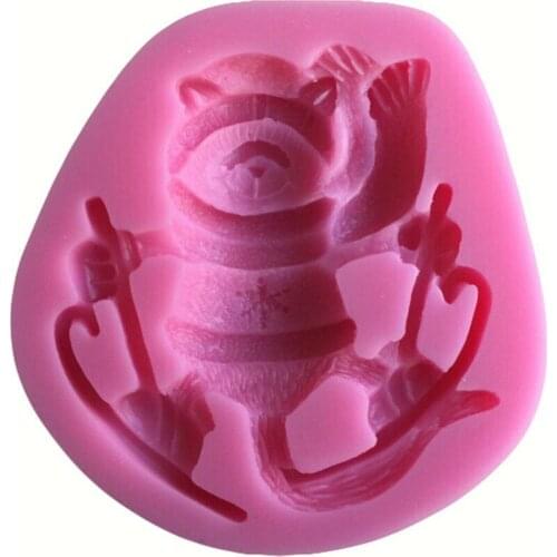 Christmas Series Cartoon Silicone Fondant 3D Cake Tools Mold , Chocolate Bake Ware Soap Mold