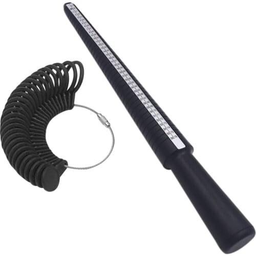 Hand Tools Jewelry Measuring Tool Set Professional Measuring Instrument Ring Ruler Ring Size Rod Ring Size Measuring Device