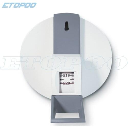 2.2M Wall Mounted Roll-Up Height Measurer Stadiometer 0-220cm Home Office Use Adult Children Ruler Height Measuring tape