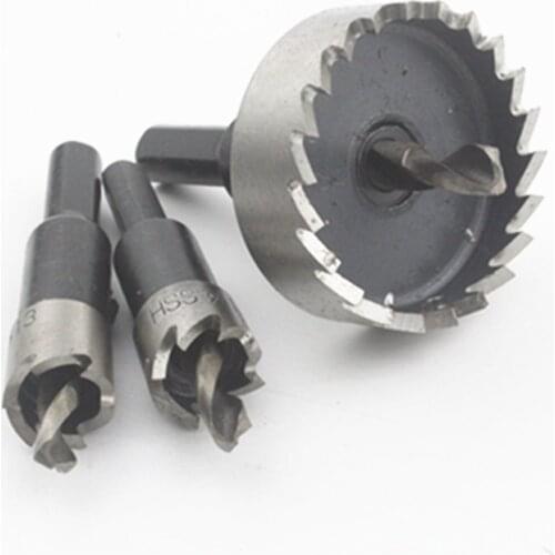 HSS Holesaw Drill Bits Plastic Wood Alumium Soft Metal Core Drill Bits