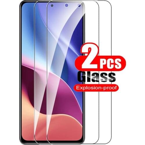 For xiaom mi poco f3 2pcs glass for xiaomi xiomi redmi k40 pro safety tempered glass on xioamei poco f3 3f protective film