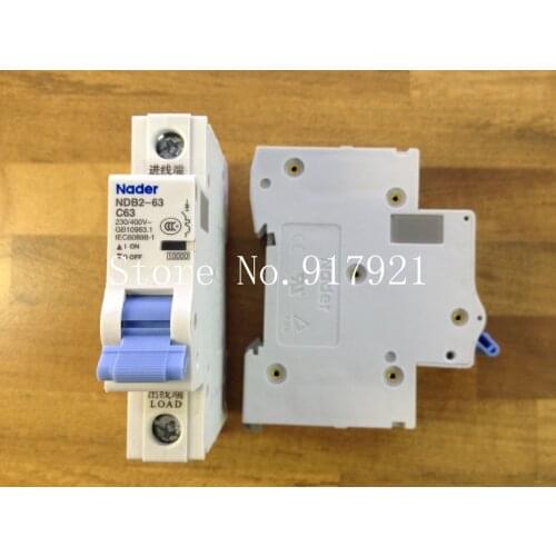 [ZOB] Nader letter NDB2-63 C63 miniature circuit breaker 1P63A unipolar air switch to ensure genuine --12pcs/lot