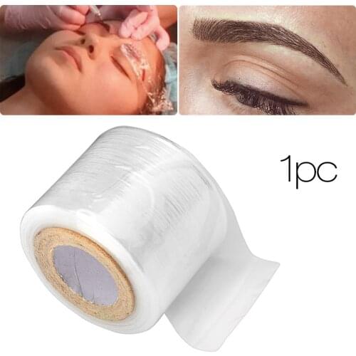 1 Roll Micro Supply Tattoo Plastic Wrap Cover Preservative Film Permanent Makeup Tattoo Eyebrow Liner Tattoo Protect Accessory