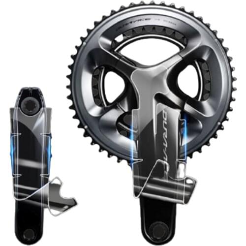 1PC Road Bike Sprocket Crank Carbon Fiber Protective Film MTB Bicycle Crank Invisible Stickers Chain Wheel Ring Protector Cover