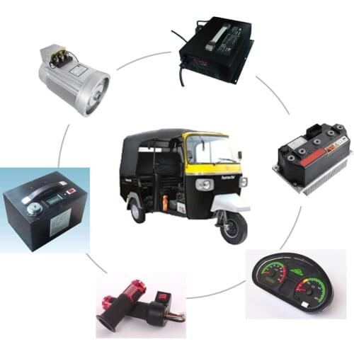 10kW 96V Front Wheels AC Driving System