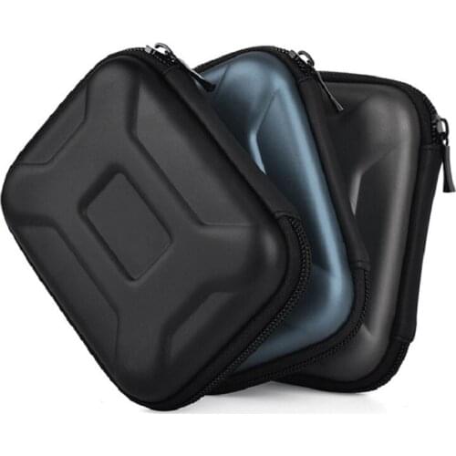 2.5 Hard Disk Case Portable HDD Protection Bag for External 2.5 inch Hard Drive/Earphone/U Disk Hard Disk Drive Case Black