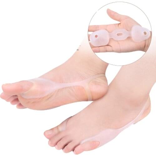 2pieces=1pair Big Toe Hallux Valgus Little Thumb Bunion Corrector Orthosis Belt Separator High Heels Women Pedicure Tools