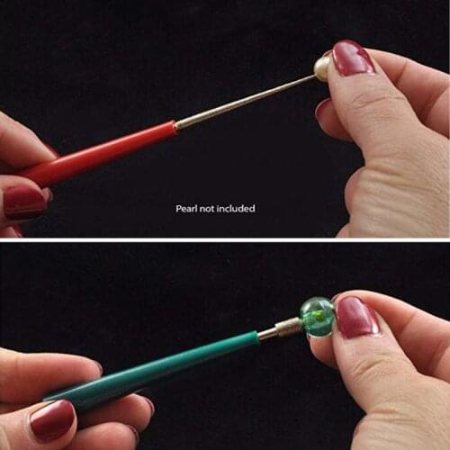 4Pcs Bead Hole Enlarger Tool Set Diamond Pearl Glass Beads Reamer Jewelry Tools