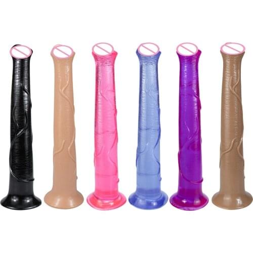 40cm Oversized Huge Animal Dildo Huge Horse Penis Women G Spot Flesh Super Long Dildo Anal Toys Men Dick Big Sex Toys