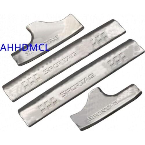 Car Welcome Pedal Threshold Strip Door Sill Strip For Kia Sportage R 2011 2012 2013 2014 2015 2016 2017 2018 2019 2020