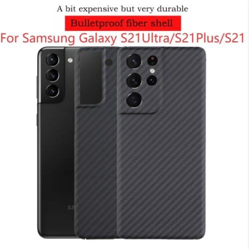 For Samsung Galaxy S21 Puls Ultrathin Antidrop Business Protective case Samsung Galaxy S21Ultra Stylish Carbon Fiber Phone Case
